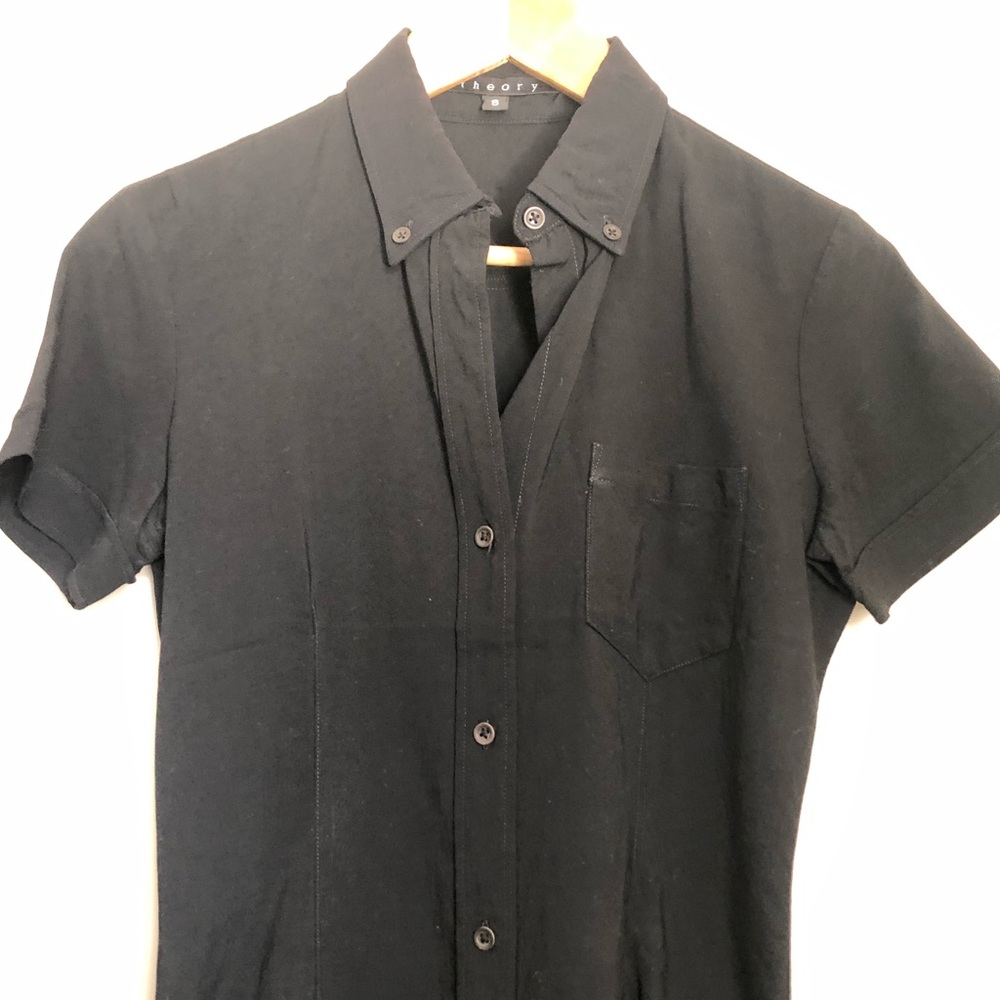 Theory button down shirt / blouse